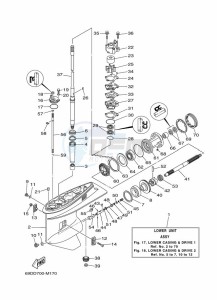 E60HMHDL drawing LOWER-CASING-x-DRIVE-1