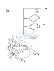 MULE_600 KAF400BBF EU drawing Optional Parts(Frame)