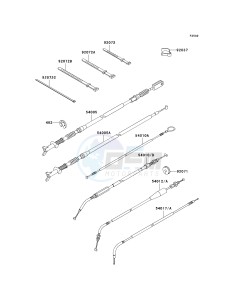 KVF 360 A [PRAIRIE 360 4X4] (A6F-A9F) A7F drawing CABLES