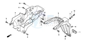 FMX650 FMX650 drawing REAR FENDER