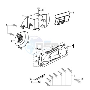 FIGHT ZULA drawing CRANKCASE COVER