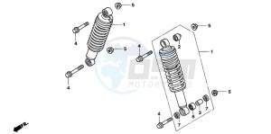 TRX500FM drawing FRONT CUSHION