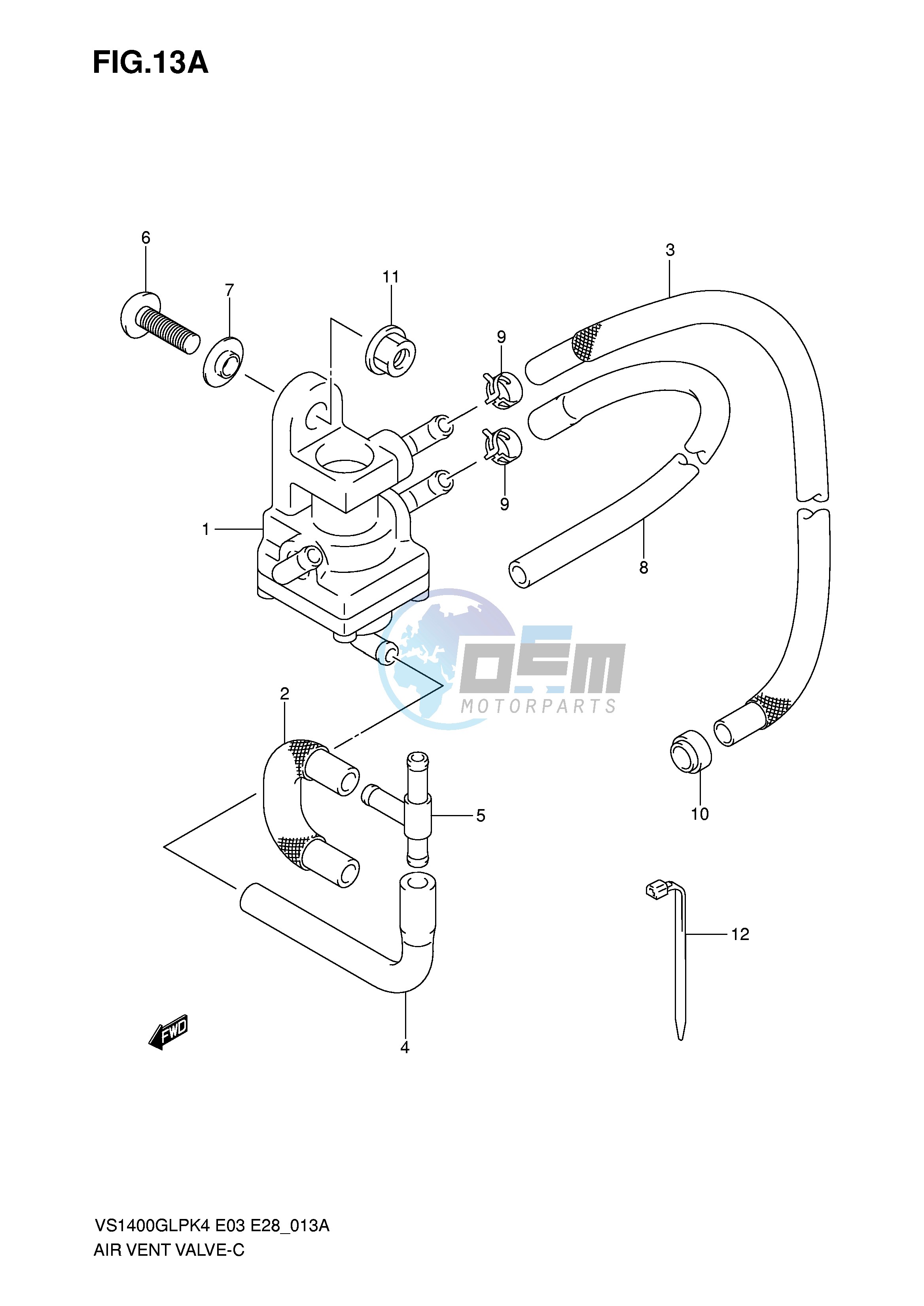 AIR VENT VALVE (MODEL K6 K7 K8 E33)