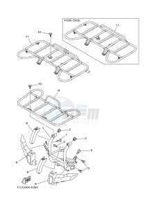 YFM450FWA YFM45FGB GRIZZLY 450 IRS AUSTRIA drawing GUARD