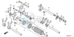 NC700XDD NC700X Dual Cluth ABS 2ED - (2ED) drawing GEARSHIFT DRUM (NC700XD)