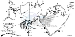 NSS300AD Forza E drawing REAR BRAKE PIPE (NSS300A)