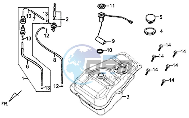 FUEL TANK - FUEL REGULATOR