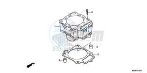 CRF250RG CRF250R ED drawing CYLINDER