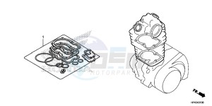 TRX420FMD TRX420 Europe Direct - (ED) drawing GASKET KIT A