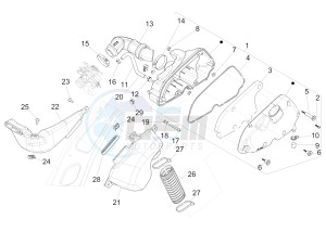 150 4T 3V ie Primavera (APAC) drawing Air filter