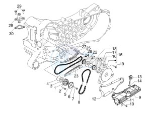 Fly 50 4t (25-30 kmh) drawing Oil pump