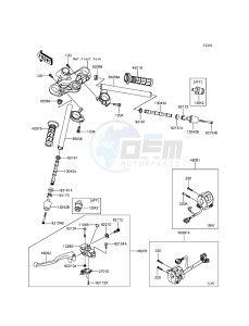 NINJA 250SL BX250AGF XX (EU ME A(FRICA) drawing Handlebar