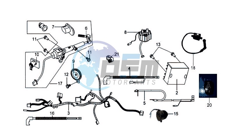 WIRING HARNASS - ELECTRONIC PARTS