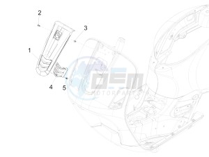 GTS 300 ie ABS (NAFTA) drawing Front shield