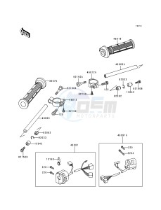 ZX 750 N [NINJA ZX-7RR] (N1-N2) [NINJA ZX-7RR] drawing HANDLEBAR