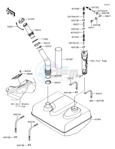 JET_SKI_ULTRA_310X JT1500LFF EU drawing Fuel Tank