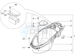 Stalker 50 Special Edition drawing Helmet box - Undersaddle