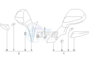 X9 125 Evolution powered drawing Mirrors