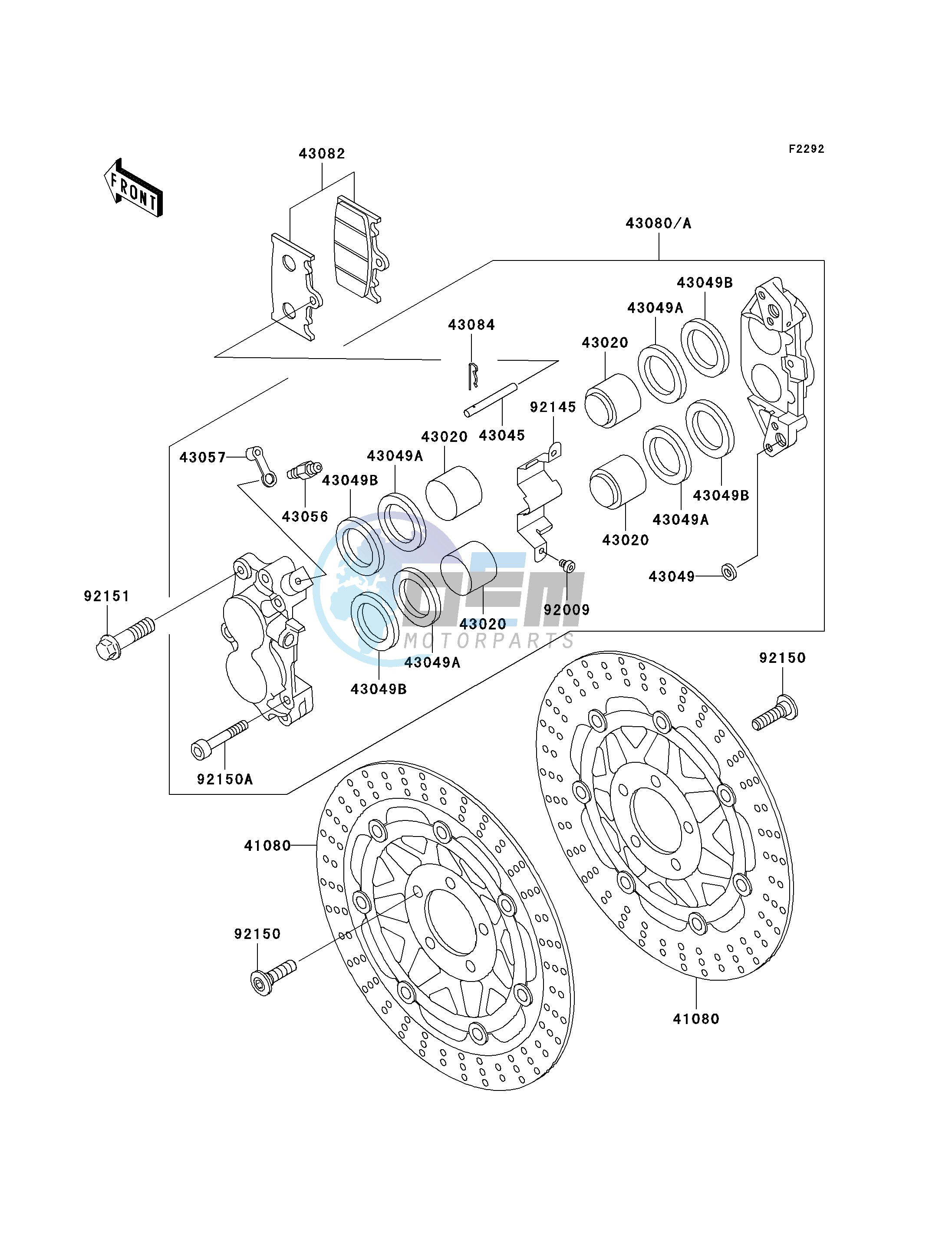 FRONT BRAKE-- E10 - E12- -