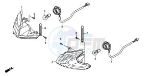 XL125V VARADERO drawing WINKER (XL125V7/8)