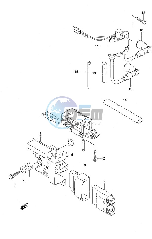 Rectifier/Ignition Coil w/Remote Control