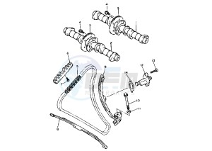 XJ N 600 drawing CAMSHAFT -CHAIN