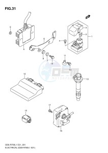 GSX-R750 (E21) drawing ELECTRICAL (GSX-R750L1 E21)