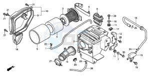 CG125 drawing AIR CLEANER (2)