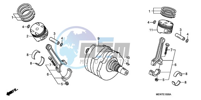 CRANKSHAFT/PISTON