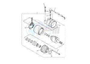 YZF R46 600 drawing STARTING MOTOR