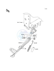 Z1000_ABS ZR1000C9F FR GB XX (EU ME A(FRICA) drawing Stand(s)