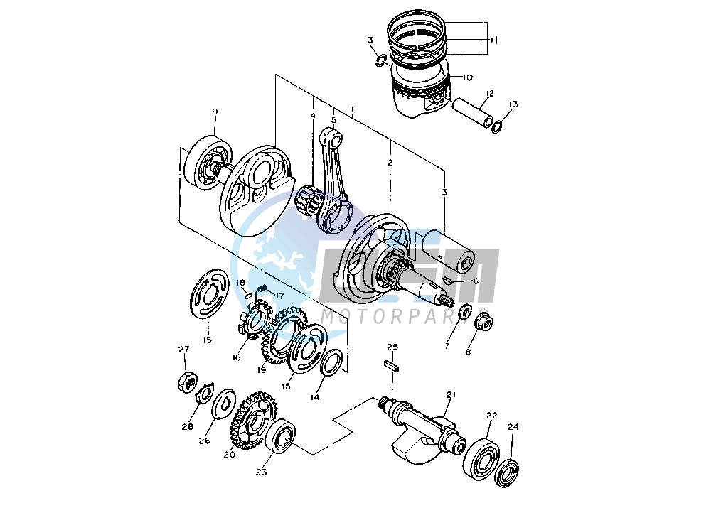 CRANKSHAFT PISTON