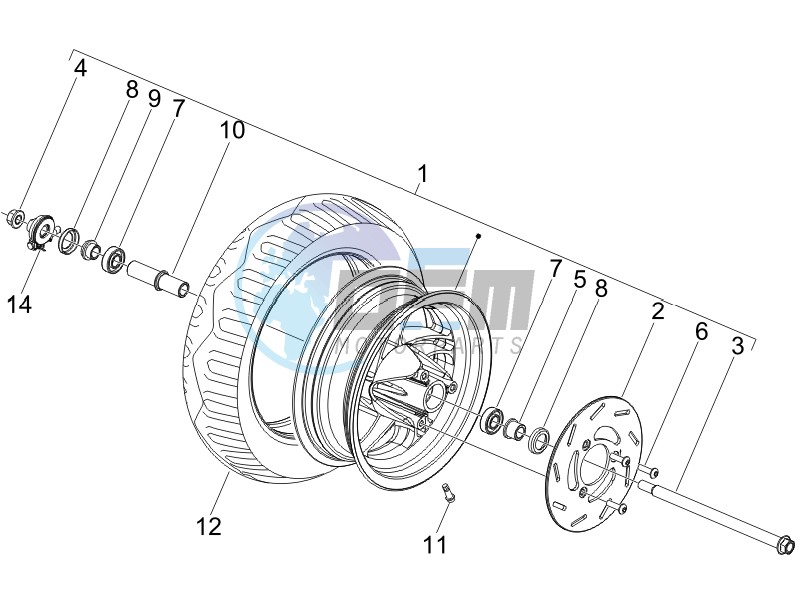 Front wheel