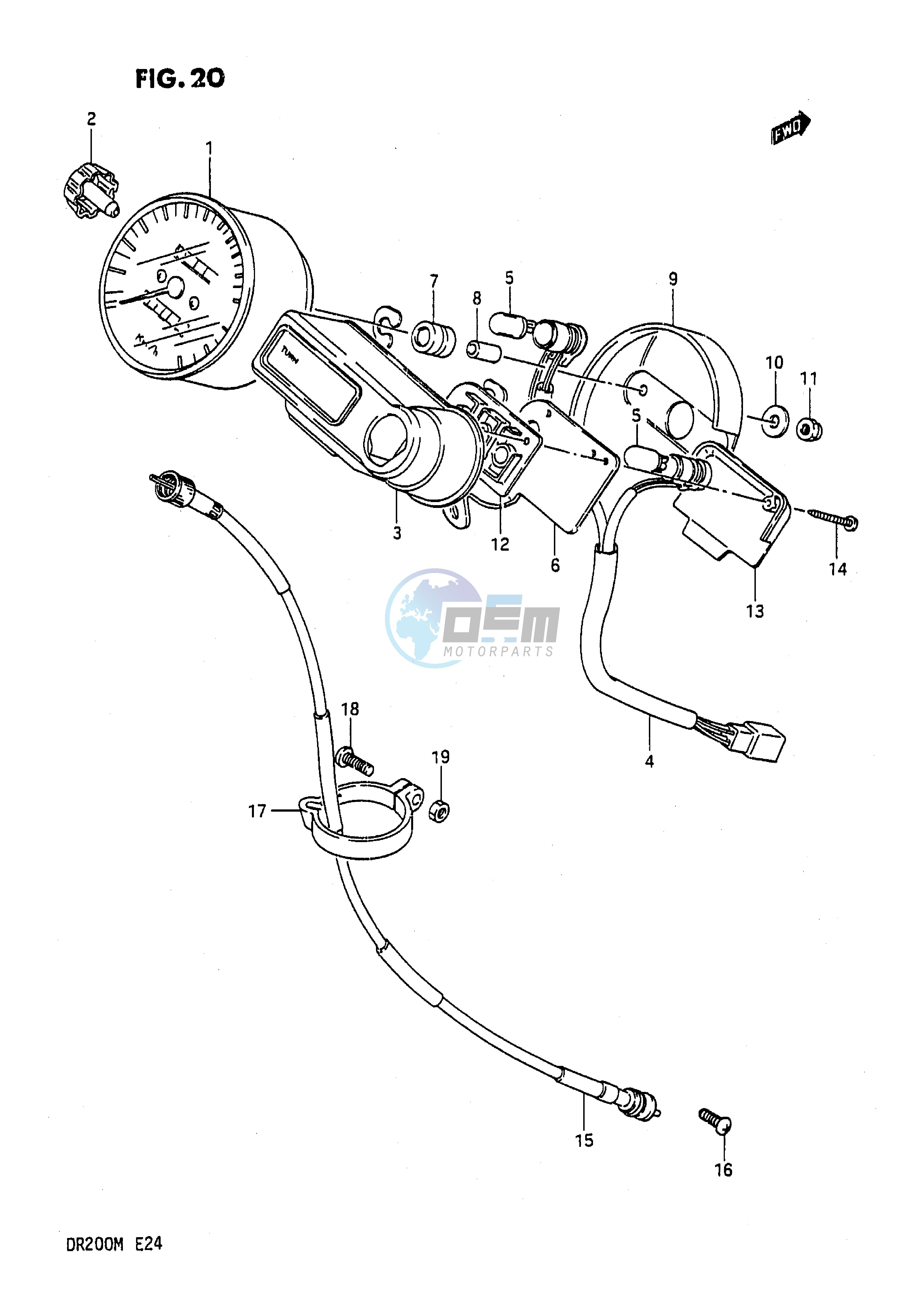 SPEEDOMETER (E6,E21,E24)