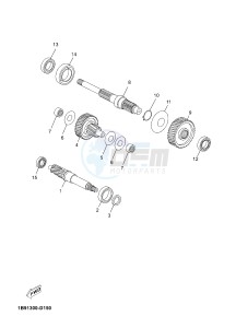 YP125RA (ABS) X-MAX 125 ABS (2DMD 2DMD) drawing TRANSMISSION