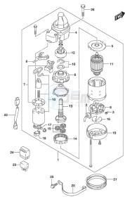 DF 250 drawing Starting Motor