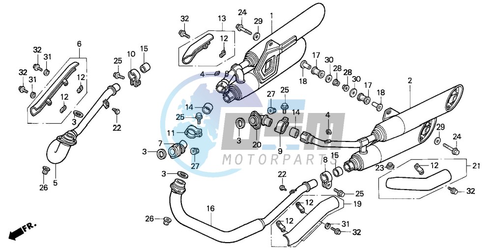 EXHAUST MUFFLER