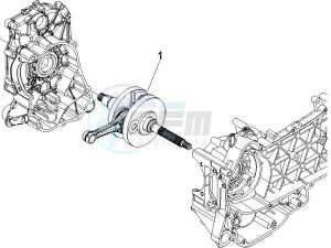 X Evo 250 Euro 3 drawing Crankshaft