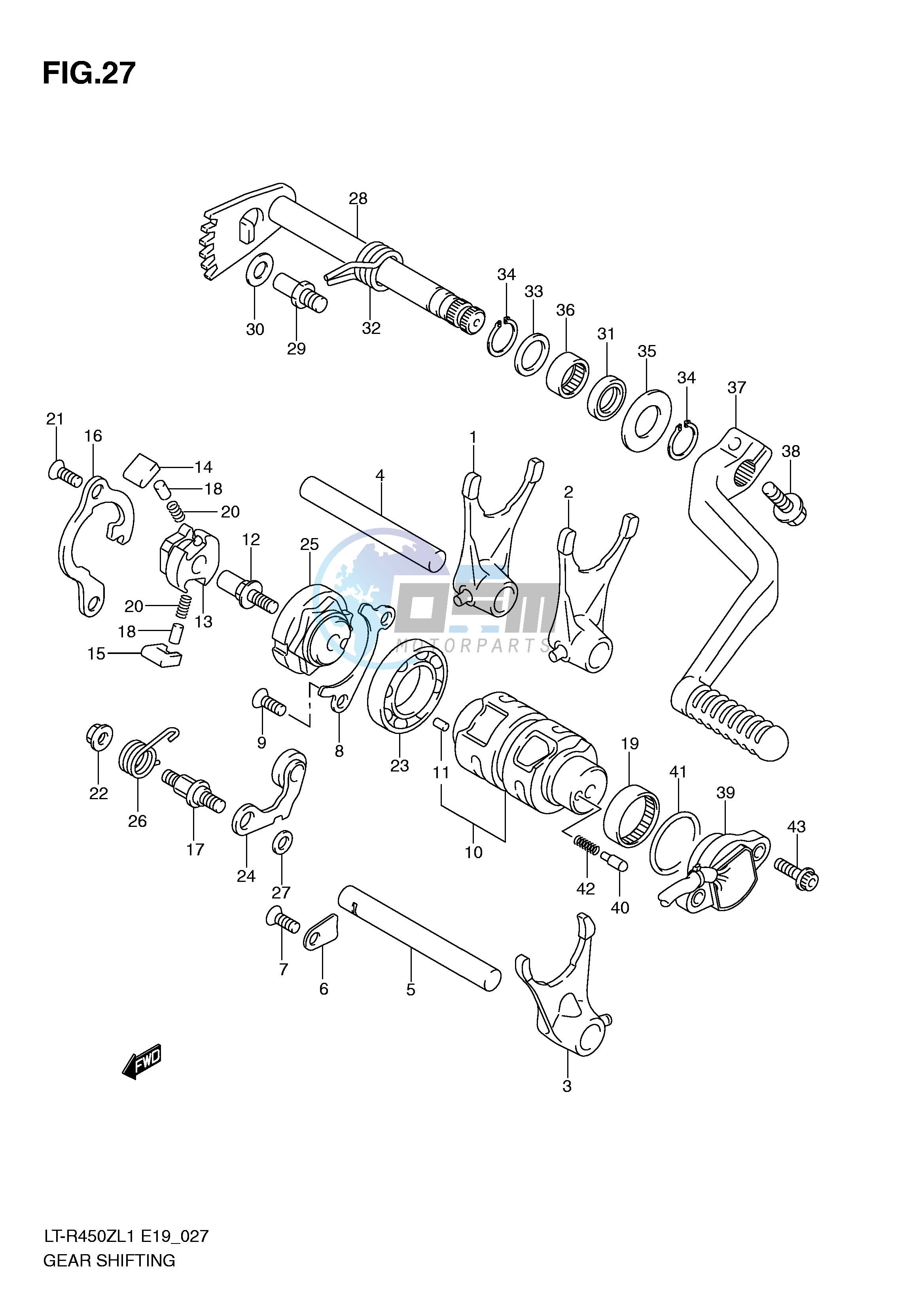 GEAR SHIFTING (LT-R450ZL1 E19)