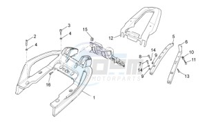 Stelvio 1200 8V STD - NTX drawing Rear handle - Luggage rack