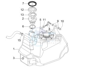 Nexus 250 SP e3 drawing Fuel Tank