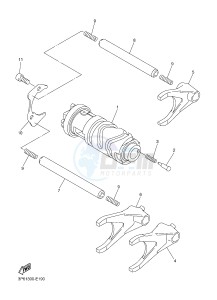 FJR1300A FJR1300A ABS (1MCN) drawing SHIFT CAM & FORK