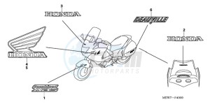 NT700VAA UK - (E / ABS MKH) drawing MARK