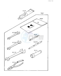 JF 650 A [X2] (A1-A2) [X2] drawing OWNER TOOLS