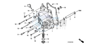 PES1509 Europe Direct - (ED) drawing RIGHT CRANKCASE COVER