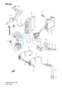 VZ800 (E3-E28) MARAUDER drawing ELECTRICAL (MODEL K5 K6 K7 K8)