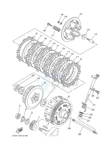 YFM250R RAPTOR 250 (33B8) drawing CLUTCH