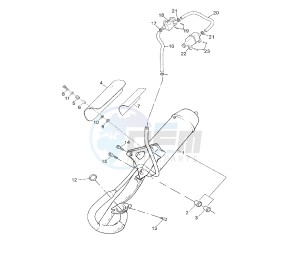 CS JOG R 50 drawing EXHAUST