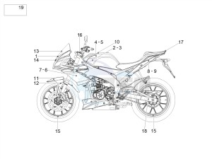 TUONO 125 4T E4 ABS (EMEA) drawing Decal