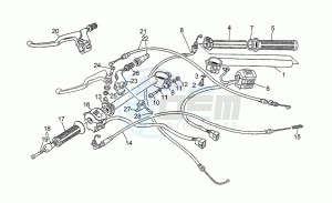 Daytona 1000 Racing Racing drawing Handlebar - controls